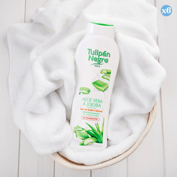 6er-Pack - Tulipán Negro Aloe Vera Duschgel 650 ml - Tulipan Negro - 3