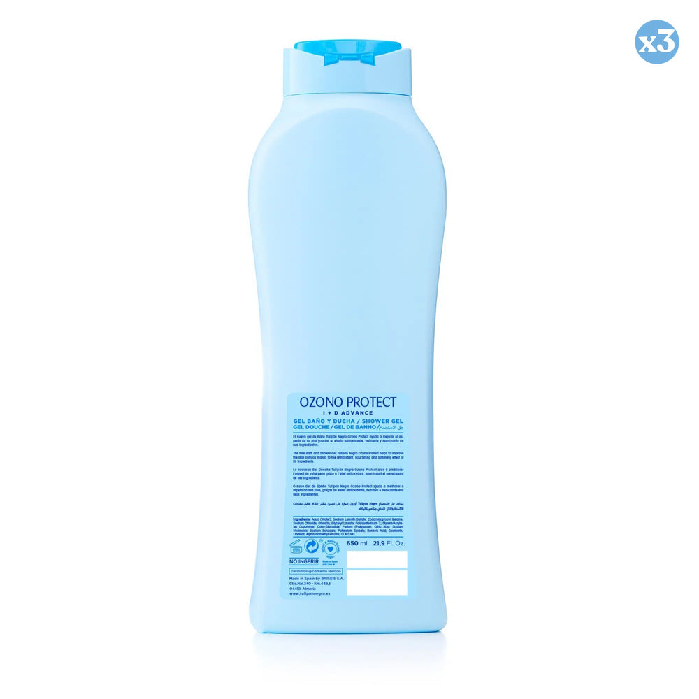 Pack 3x - GEL TULIPAN NEGRO OZONO PROTECT 650 ML - Tulipan Negro - 1