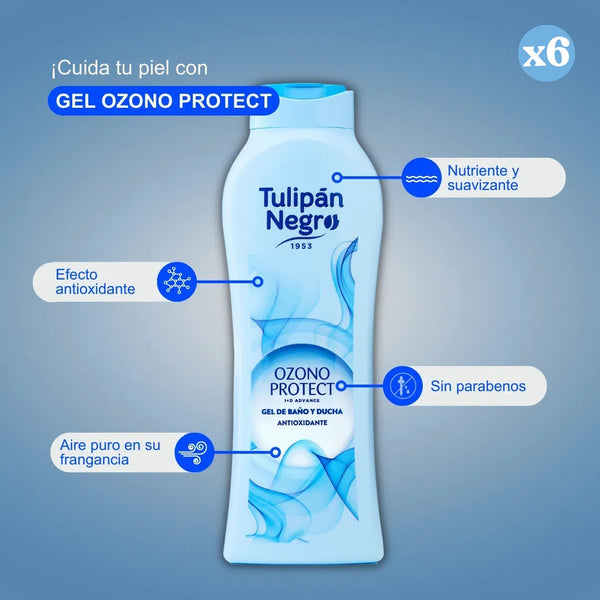 6er-Pack - GEL TULIPAN NEGRO OZONO PROTECT 650 ML - Tulipan Negro - 3