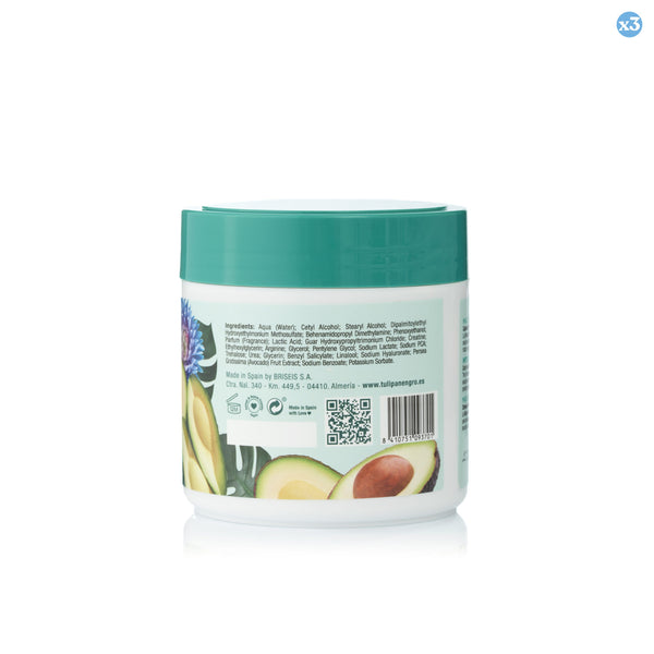 Pack 3x - INTENSIV FEUCHTIGKEITSSPENDENDE Mizellenmaske 400ML - Tulipan Negro - 2