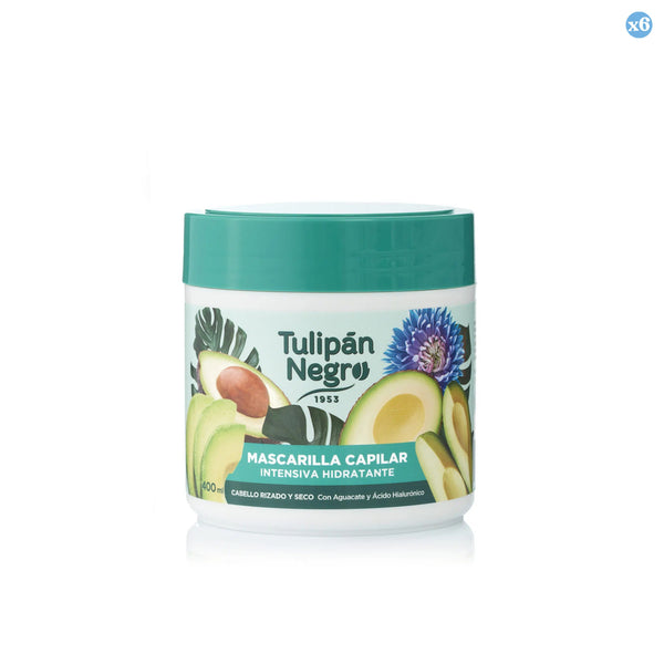 Pack 6x - INTENSIVE FEUCHTIGKEITSMASKE 400ML - Tulipan Negro - 1