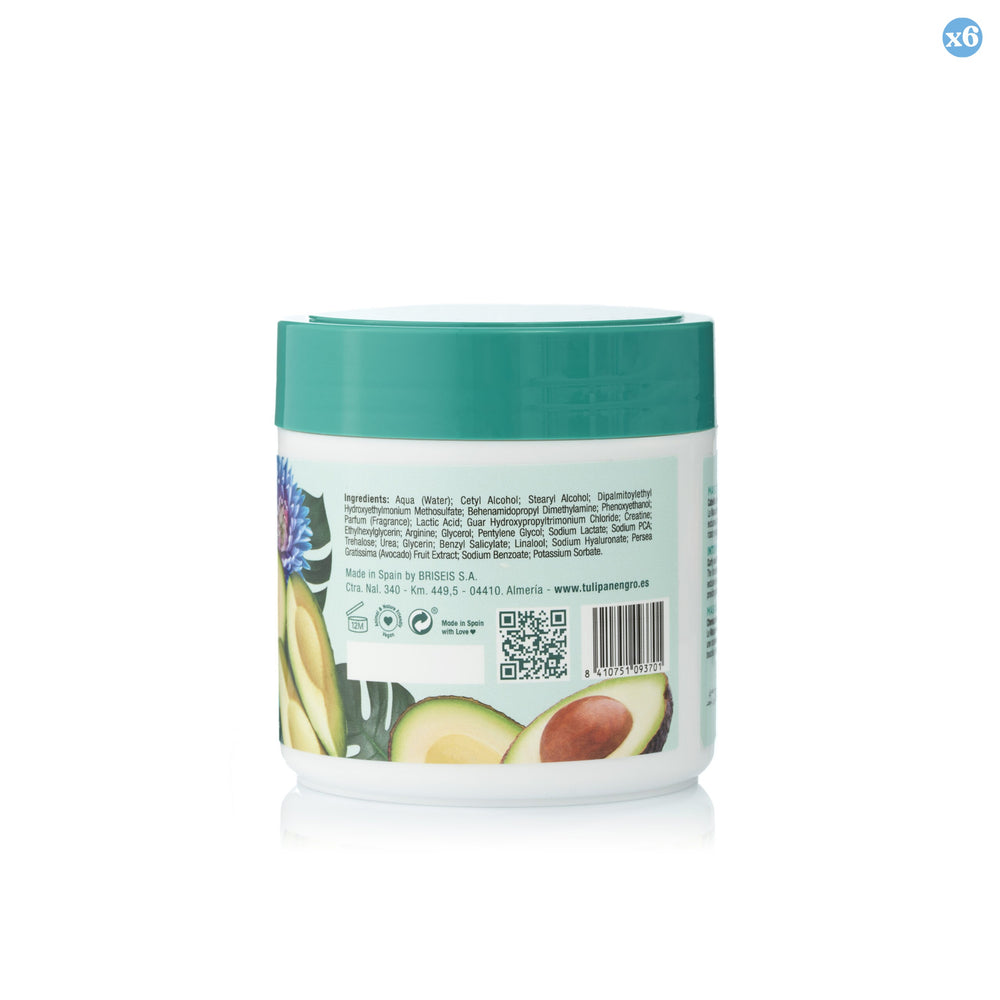 Pack 6x - INTENSIVE FEUCHTIGKEITSMASKE 400ML - Tulipan Negro - 1