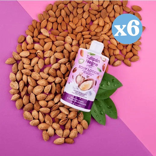 Pack 6x - KÖRPERLOTION T.SCHWARZ ARGAN UND MANDELN 400 ML - Tulipan Negro - 2