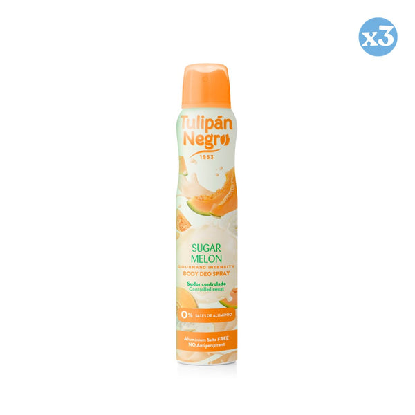 Pack 3x - Deo-Spray Zucker Melone - Tulipan Negro - 1