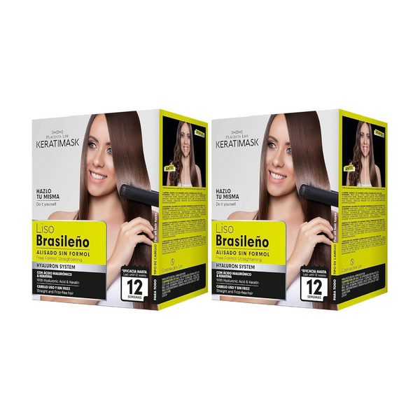 Brasilianische Glättung Packung 2 Keratimask ohne Formaldehyd - Be Natural - 1