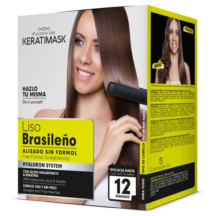 Brasilianische Glättung Packung 2 Keratimask ohne Formaldehyd - Be Natural - 1