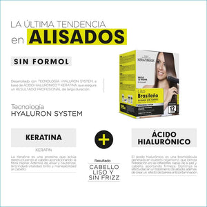 Keratimask Brazilian Straightening Kit ohne Formaldehyd - Be Natural - 4