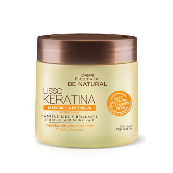 Lisso Keratin-Intensivmaske - 350 gr - Be Natural - 1