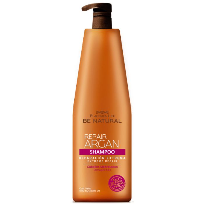 Argan Repair Shampoo - 1l - Be Natural - 1