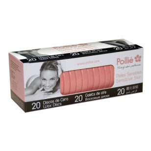 Box 20 Hot Wax Discs – Rosa für empfindliche Haut - Pollié - 1