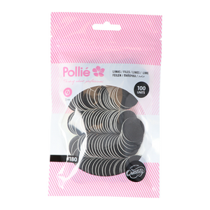 Set runder Polierfeilen für Pediküre 25mm - Pollié - 1