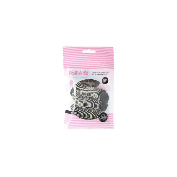 Set runder Polierfeilen für Pediküre 25mm - Pollié - 1