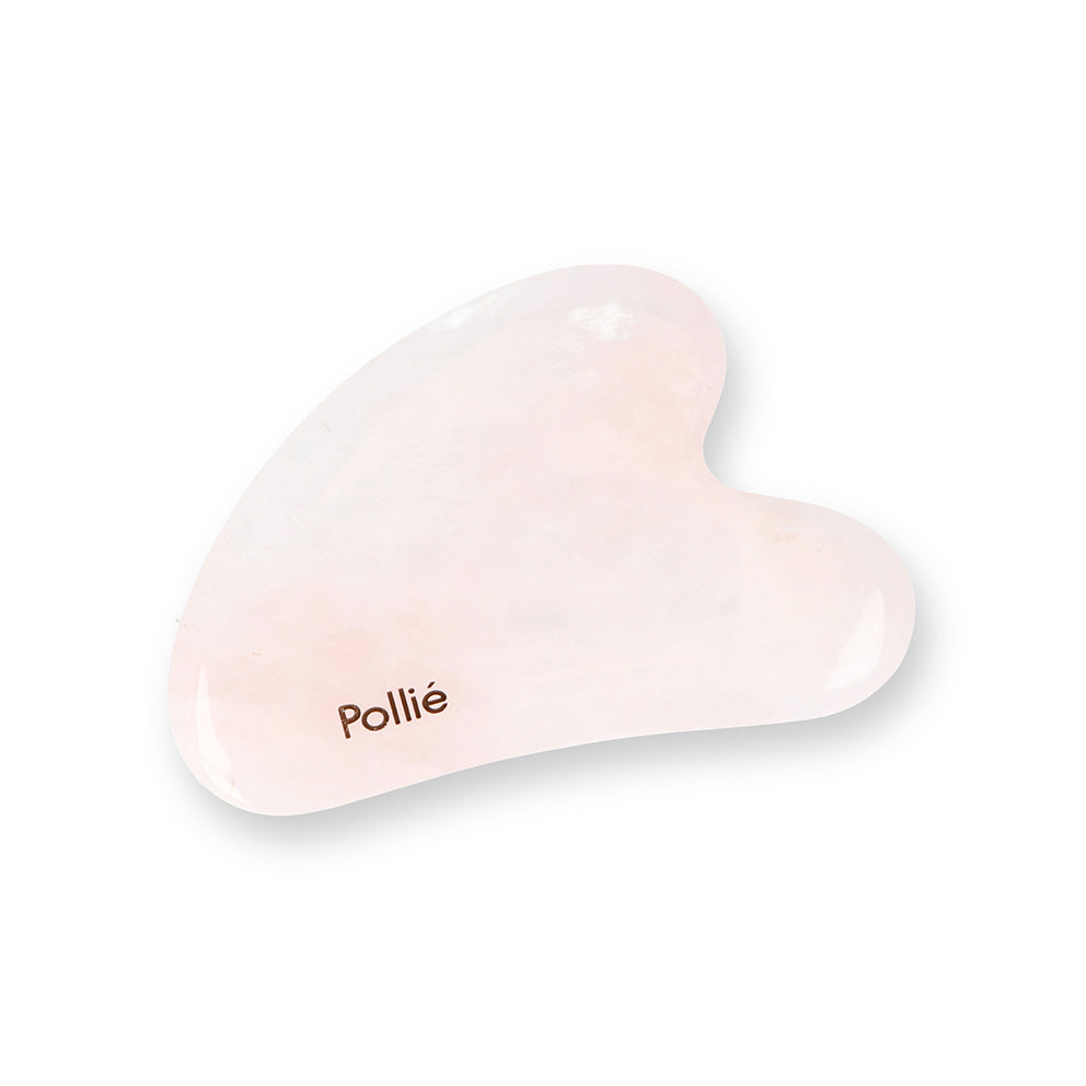 Rosenquarz-Gesichtsmassagestein - Pollié - 1