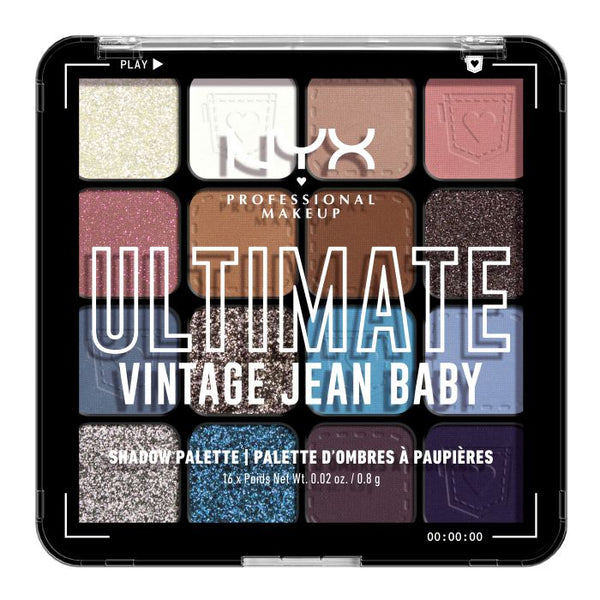 Ultimate Lidschatten-Palette Vintage Jean Baby - Nyx - 1
