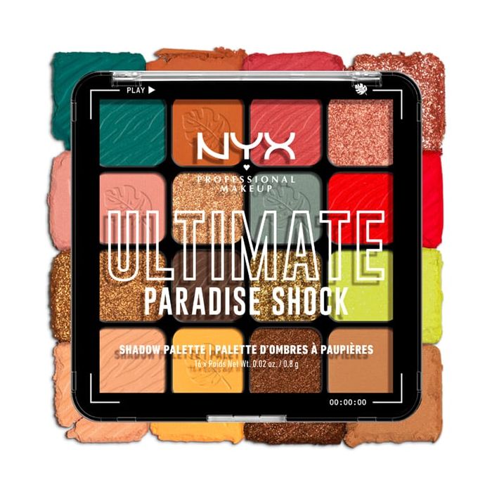 Ultimate Shadow Lidschatten Palette Paradise Shock - Nyx - 1