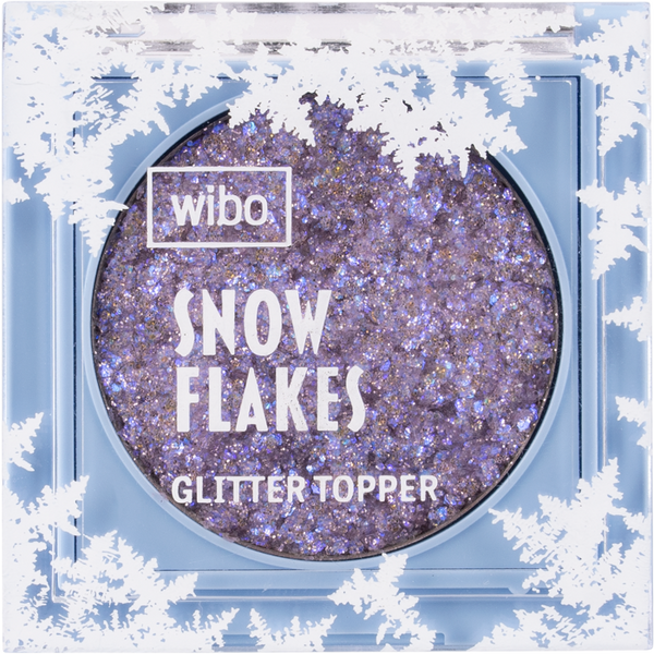 Lidschatten Schneeflocken Glitzer Topper - Wibo : 02: Amethyst - 1