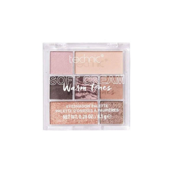 Technic Cosmetics - Palette Di Ombretti Soft Cream - Warm Tones - Paleta 7 tonos - Technic Cosmetics - 1