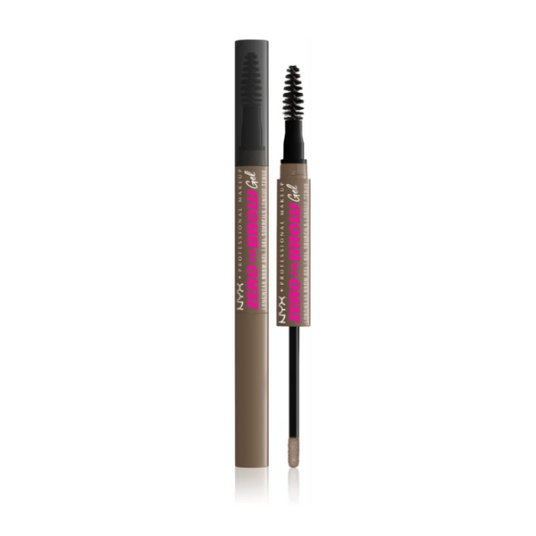 Zero to Brow Gel 2 ml Augenbrauengel - Nyx : 05 Ash Brown - 1