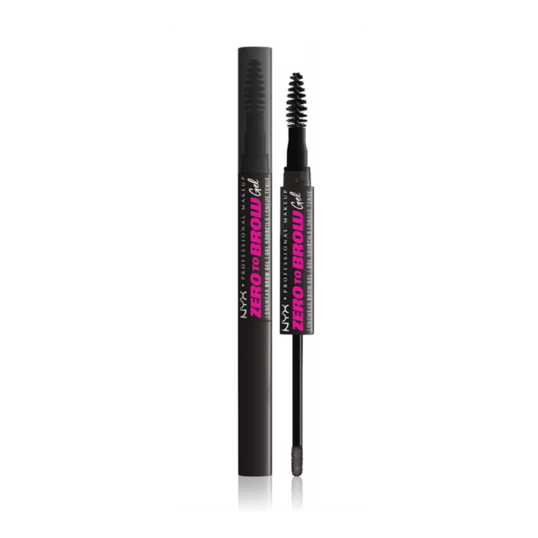Zero to Brow Gel 2 ml Augenbrauengel - Nyx : 08 Black - 1
