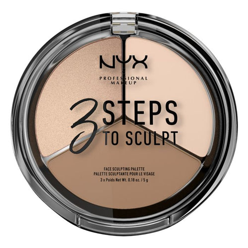 Gesichtskontur-Palette Steps to Sculpt - Nyx : Fair - 1