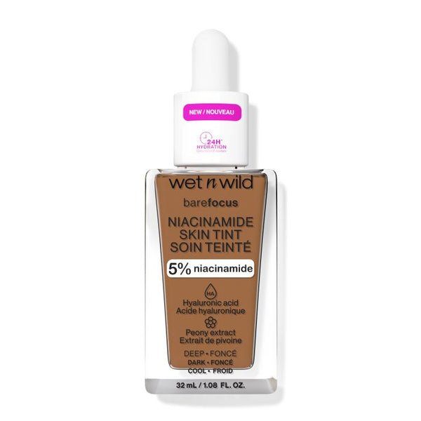 Make-up-Grundierung Bare Focus Niacinamide Skin Tint - Wet N Wild : Deep - 1