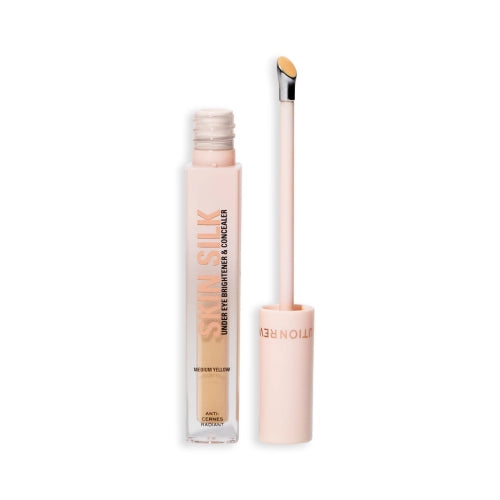 Strahlendes Augenkontur-Serum Silk Radiant 4ml - Make Up Revolution : Medium Yellow - 1
