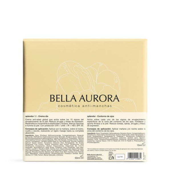 Pack Splendor Tagescreme + Augenkontur 65 ml - Bella Aurora - 4