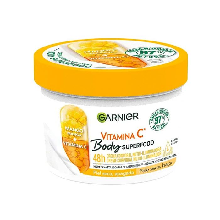 Bodyfood Körpercreme Mango 380 ml - Garnier - 1