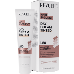 Anti Pigment Getönte Tagescreme SPF50 40 ml - Revuele - 1