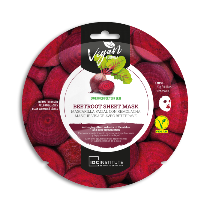 Gesichtsmaske mit Rüben - Rote Beete - Idc Institute - 1