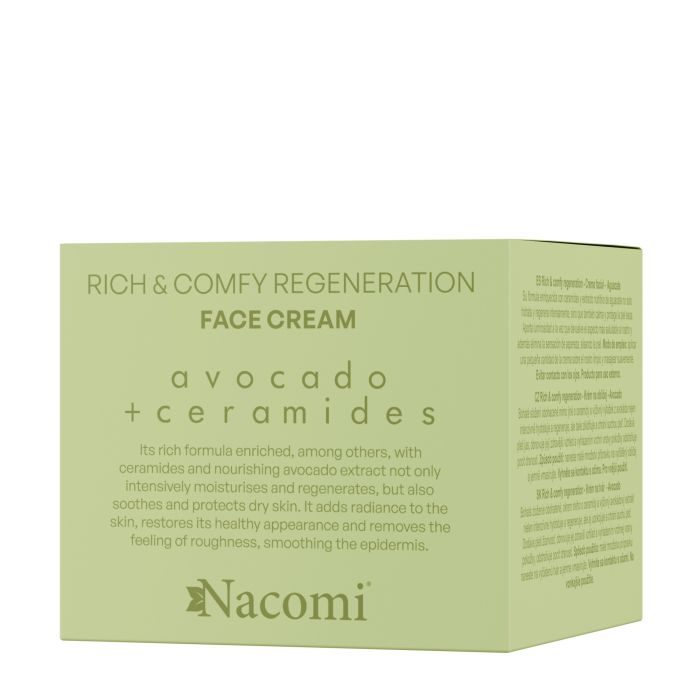 Reiche - Bequeme Regenerationscreme für das Gesicht Avocado 40 ml - Nacomi - 1