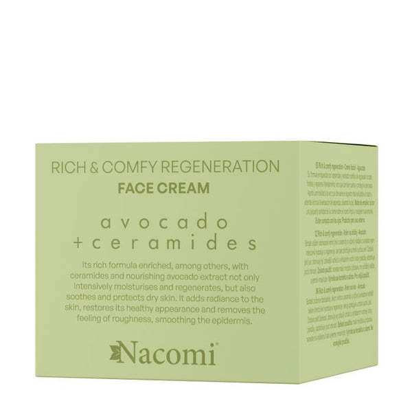 Reiche - Bequeme Regenerationscreme für das Gesicht Avocado 40 ml - Nacomi - 1