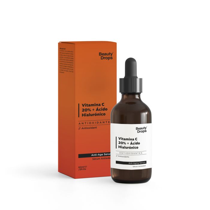 Anti-Aging Serum Vitamin C + Hyaluronsäure 60ml - Beauty Drops - 1