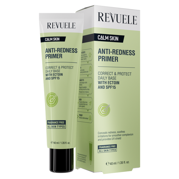 Revuele - Anti-redness Primer - Prebase correctora verde - 40 ml - Revuele - 1