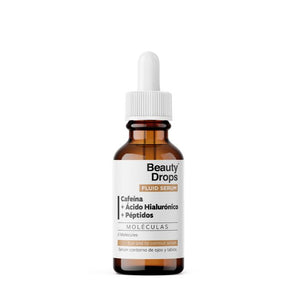 Augen- und Lippenkonturserum mit Koffein + Hyaluronsäure + Peptiden 30 ml - Beauty Drops - 1