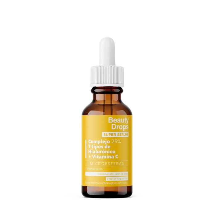 Super Intensives Anti-Falten- und Aufhellungsserum Hyaluronsäure + Vitamin C 30 ml - Beauty Drops - 1