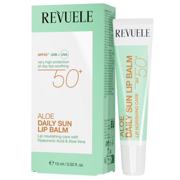 Revuele - Daily Sun Bálsamo Labial con Aloe Vera SPF50+ - 15 ml - Revuele - 1