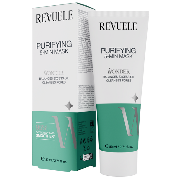 Wonder Purifying 5min - Mascarilla facial piel grasa - 80 ml - Revuele - 1