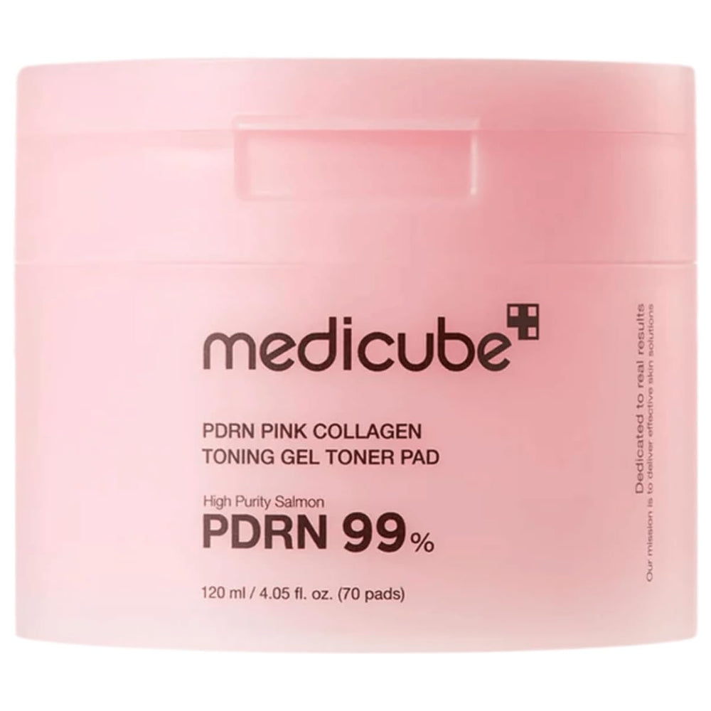 Medicube - PDRN Pink Collagen Toning Gel Toner Pad - Pink - Pack de 60 almohadillas - Medicube - 1