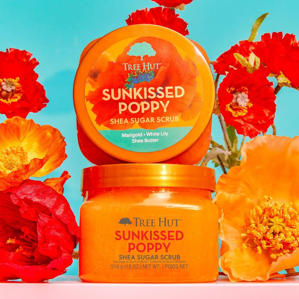 Zuckerschalenpeeling Sunkissed Poppy 510 ml - Tree Hut - 1