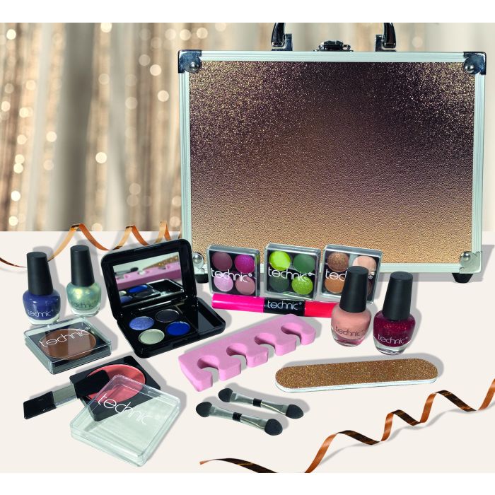 Gold Make-up und Nagelkoffer - Technic Cosmetics - 1