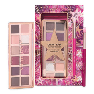 Cherry Icon Paleta de Sombras - 9 tonos - 1 unidad - Make Up Revolution - 1