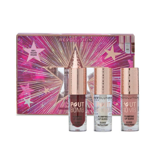 Pout Bomb Plumping Trio Gloss - Trio - Pack de 3 unidades - Make Up Revolution - 1