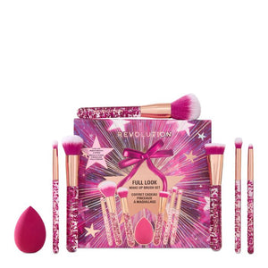 Gift Set Beauty Full Look Make up Brush Set - 6 brochas + esponja - 1 unidad - Make Up Revolution - 1