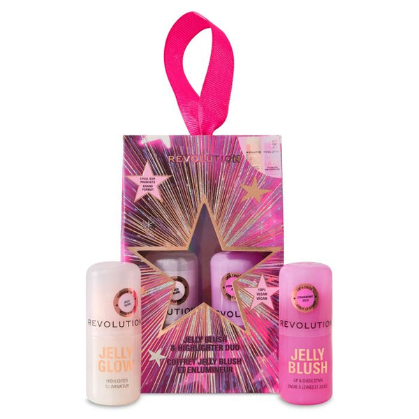 Jelly Blush - Highlighter Set de Regalo - Pack 2 unidades (5.5 g + 5 g) - Make Up Revolution - 1