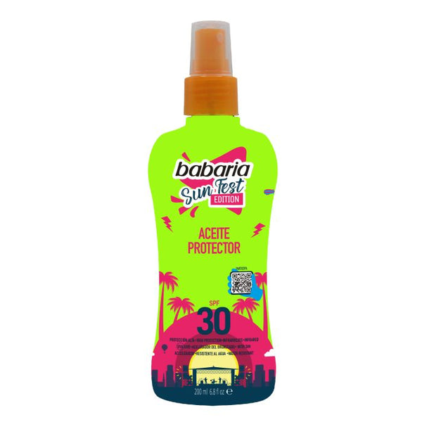 Schutzöl Sonnencreme SPF30 Sunfest 200ml - Babaria - 1