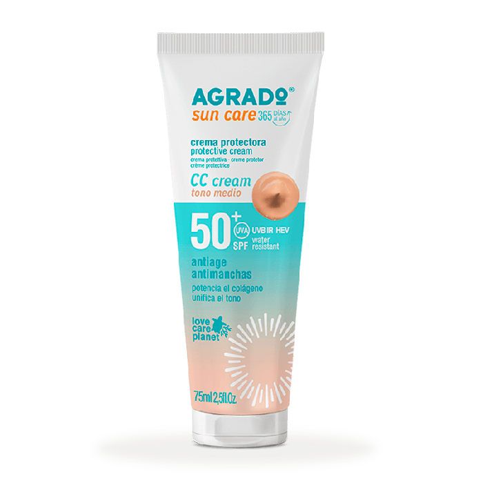 CC-Creme SPF50+ - Mittelton 75 ml - Agrado - 1