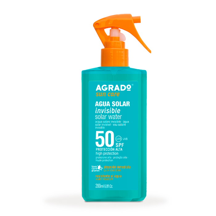 Unsichtbares Sonnenwasser Lsf 50 200 ml - Agrado - 1