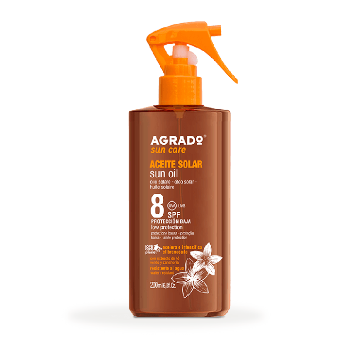 Sonnenöl SPF8 200 ml - Agrado - 1