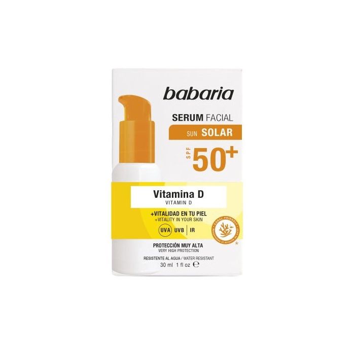 Gesichtssonnen-Serum Vitamin D SPF50+ 30ml - Babaria - 1
